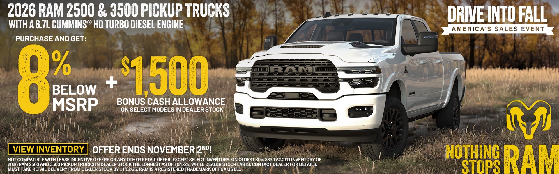 2026 Ram 2500 and 3500